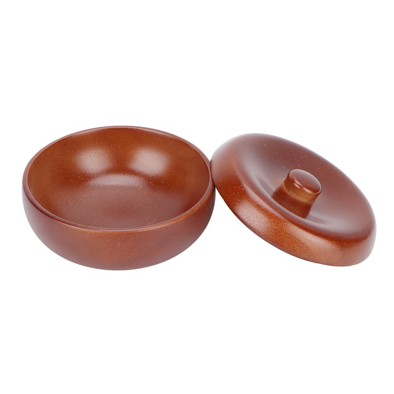 Wooden Shaving Bowl Men Shaving Cream Foam Bowl with Lid