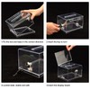 Ailelan Ballot Box, Acrylic Donation Box with Lock, Clear Suggestion