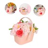 FOMIYES Fancy Soap Flower Basket Real Bath Flowers Set for