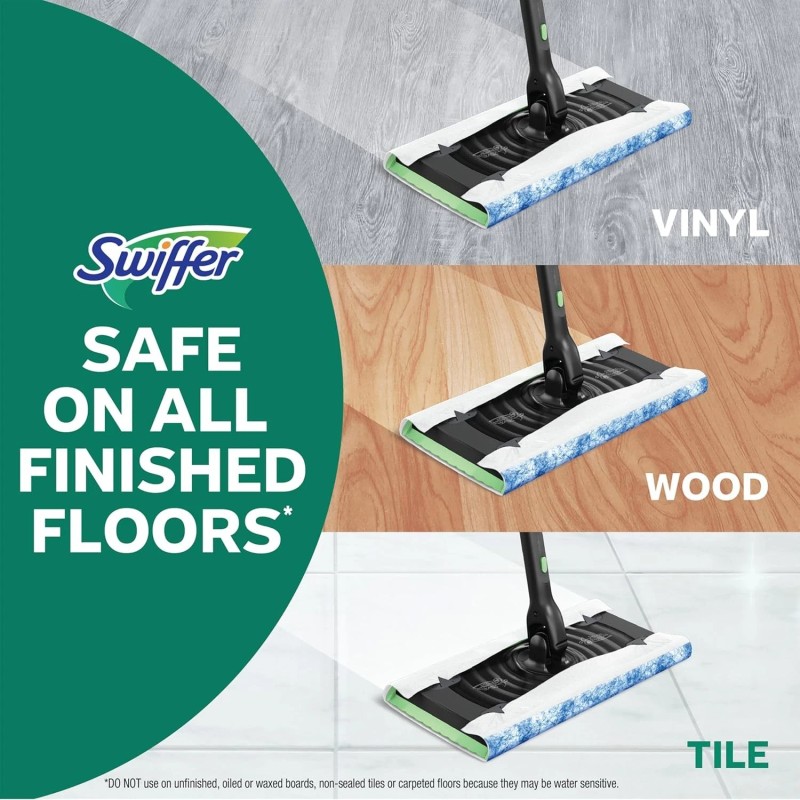 Swiffer Sweep & Mop Deluxe 2-in-1 Floor Mopping and Sweeping