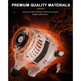 ROADFAR New Alternator Compatible for Mazda for 3 2.0L 2014-2016,for Mazda for 3/6 2.5L 2014-2016,for Mazda for CX-5 2.0L 2013-2016,for Mazda for CX-5 2.5L 2014-2016, Replace 20288