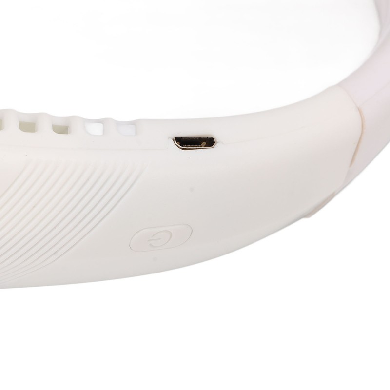 Portable Neck Fan Leafless Hands Free Quiet Lightweight USB Charging