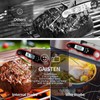 Meat Thermometer Digital 2 Probes with Alarm Function Backlight for