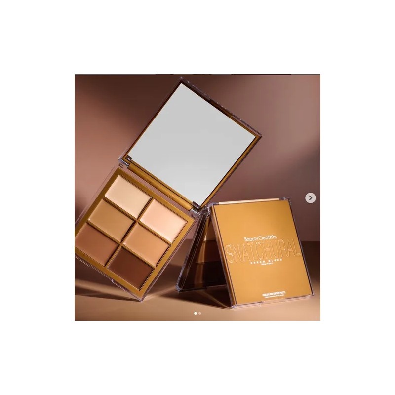 Paleta De Contornos E Iluminador Snatchural Beauty Creations Tono Bronze