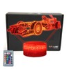 MARZIUS 3D Race Sports Car Illusion Night Light – Roadster-Shaped