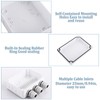 AHAQU 2PCS IP65 Waterproof Junction Box, 150x110x70mm ABS Electrical Connection