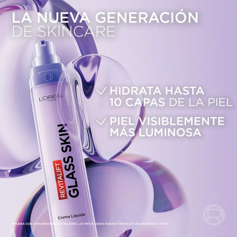 L'oréal Paris Glass Skin Crema Líquida Hidratante