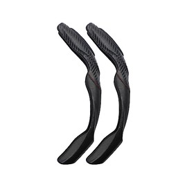 Tsuchiya Yac KF-2 Car Accessories, Steering Wheel Cover, Fit Grip, Carbon Leather, RE, Red