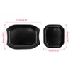 LIUQING Door Handle Bowl Cover Trim for 2018-2023 Jeep Wrangler