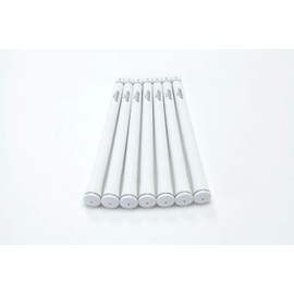elitegrips SX38 Golf Grips, Set of 7, Silver White, Backline Included