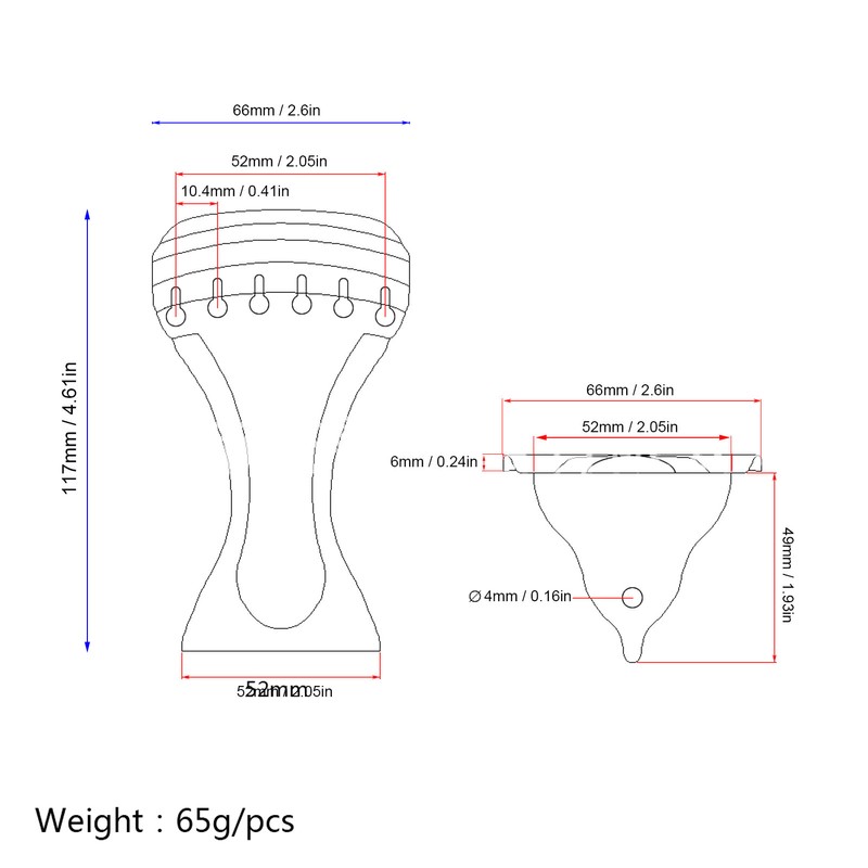 Guitar Tailpiece 6 String Bridge Alloy Easy Tuning Instrument Accessory