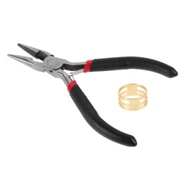 OHPHCALL Jewelry Pliers Set Round Needle Nose Ring Opening Tools Craft Kit Alloy Compact Design