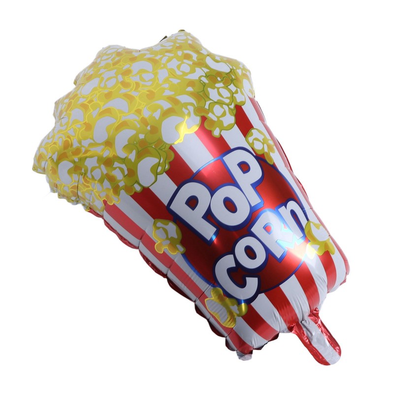 10pcs Popcorn Party Balloons Reusable Movie Theme Party Decoration Balloons