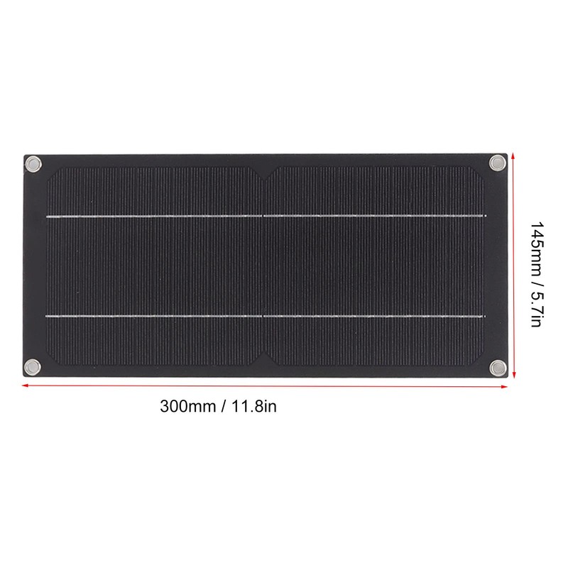 Broleo - Kit de panel solar, panel de carga solar