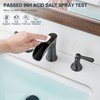 HEYMYTAP Brass 8 Inch Oil Rubbed Bronze Bathroom Faucet Waterfall