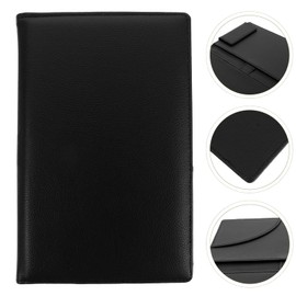 Coehaopike Bifold Magnetic Leather Touch Ticket Holder Ticket Board Ticket Clip Binder Black
