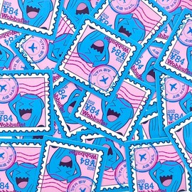 Psychic Type Decorative stickers for Flasks, skateboards, phones, etc. - Style: Wobblefett