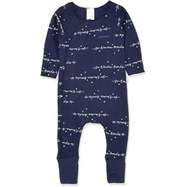Bonds Baby Newbies Cozysuit, Je T’aime Bonds Deep Arctic / White, 000 (0-3 Months)