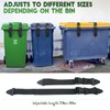 TEASIK 2pcs Trash Can Lid Lock,Trash Can Locks for Animals,