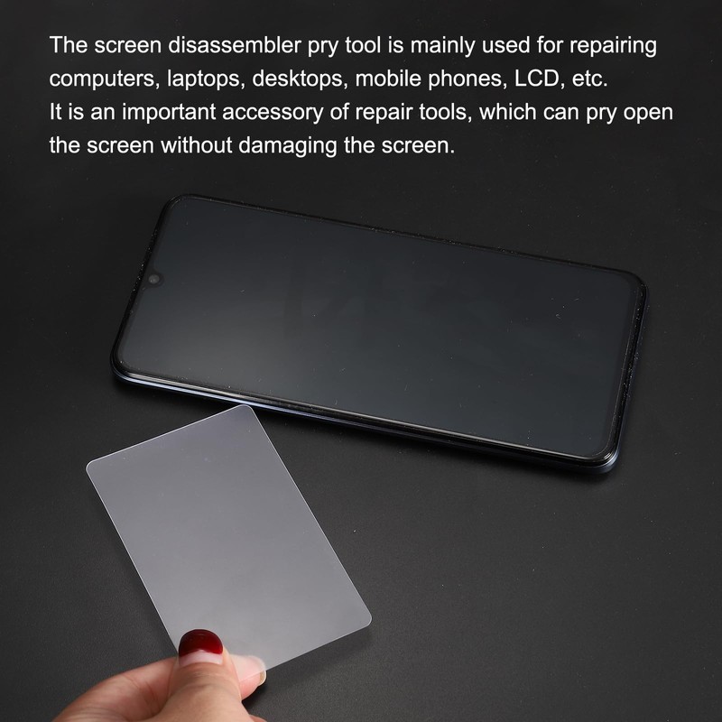PATIKIL Plastic Opening Cards 15pcs 0.2mm Ultra Thin Flex Cyble