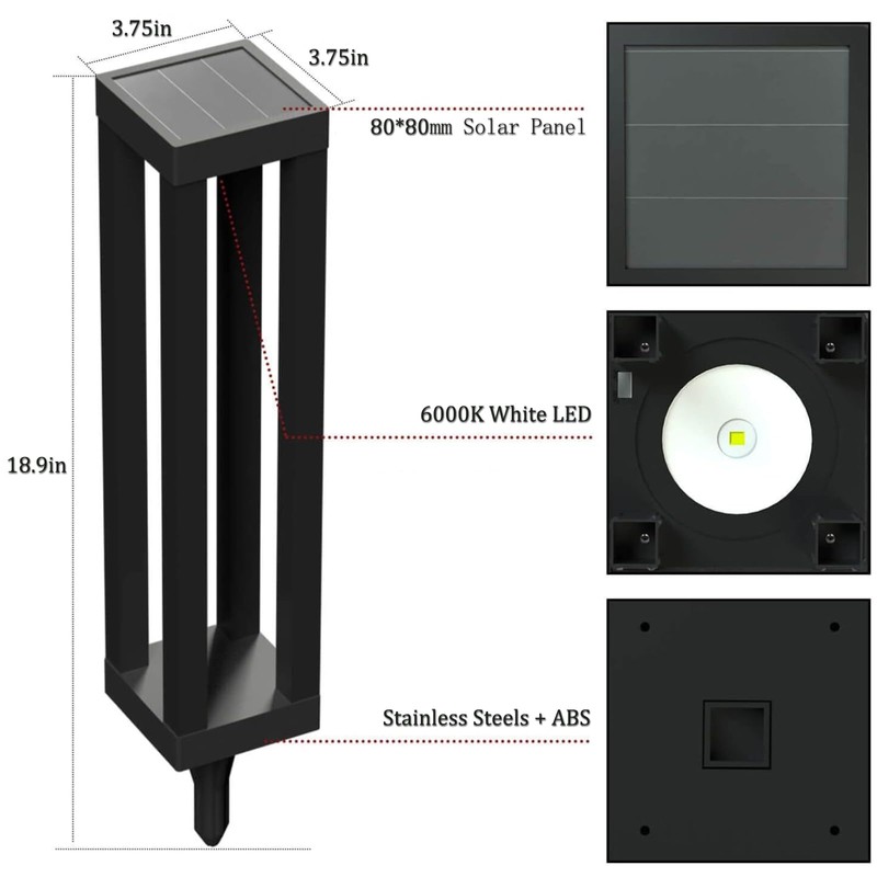 Outdoor Solar Floor Lamps, Lantern Floor Lamp, Outdoor Decor Lanterns