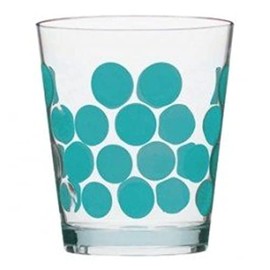 Zak Designs 420 ml Dot Beaker, Aqua-Blue, 5 x 5 x 12 cm