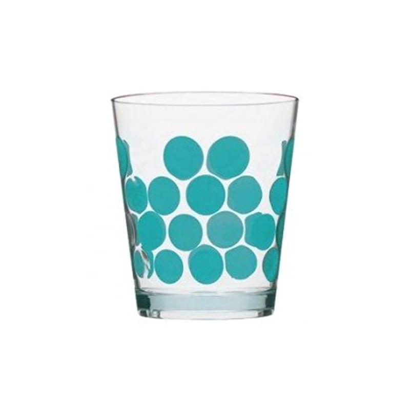 Zak Designs 420 ml Dot Beaker, Aqua-Blue, 5 x 5