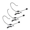 CORHAD 3pcs Head-Mounted Microphone for Voice Amplification Lightweight Wired Microphone