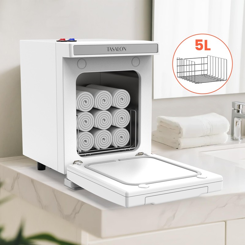 TASALON 5L Towel Warmer Hot Cabinet Box, Aluminum Inner Chamber,