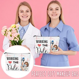 FJTP Nurse Gifts-Nurse Makeup Bag,Nurse Cosmetic Bag Nursing Bags for Nurses,Nursing Gift for Bulk,Nurse Graduation Gift,Nurse Accessories for Work,Nurse Zipper Bag Pouch