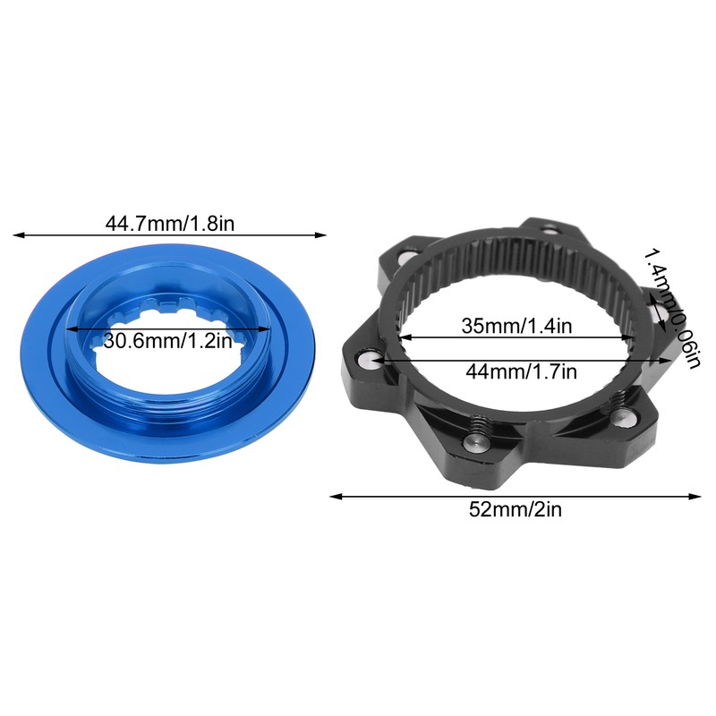 Center Lock Adapter 6 Bolts Center Disc Brake Rotor Conversion