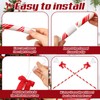 2 Pcs 40 inch Plastic Christmas Tree Watering Funnel Red