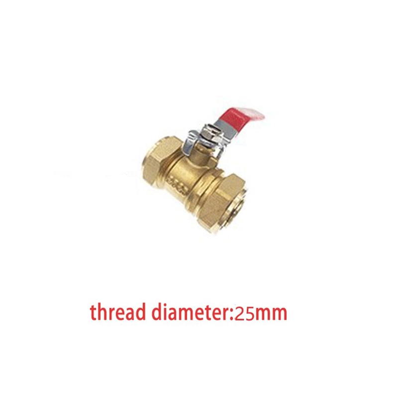 Brass Lever Ball Valve with Portable Handle Isolation Valve Compression