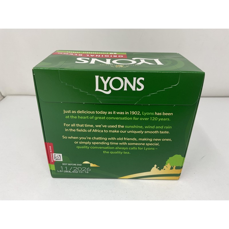 Lyons Original Irish Tea. 80 Bags
