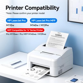 141A Toner Cartridges (Black 2-Pack with Chip) - Replacement for HP 141A W1410A Toner Cateridge - Compatible with Laserjet M110w MFP M139w M140w Printer