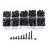 Tornillos M3 280PCS y Tuercas Hex de Acero de Aleaci?n