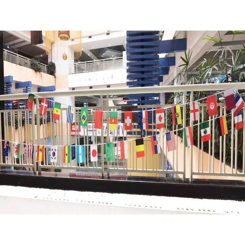 AISHITE World Cup Flag, Finals, 32 Strong, Support, Soccer, Bunting