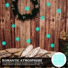 Glow in the Dark Snowflakes Wall Sticker Fluorescence 3D Snowflake