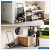 26 in Heavy-Duty Push Lawn Sweeper - 4 Spinning Brushes,
