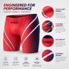 Men’s Low-Rise Swim Boxer for Training – Quick-Dry Vortex Gradient