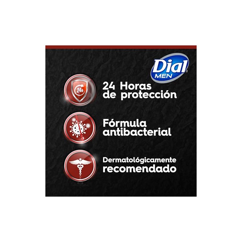 DIAL Jabón líquido corporal para Caballero, 473ml, 3 en 1