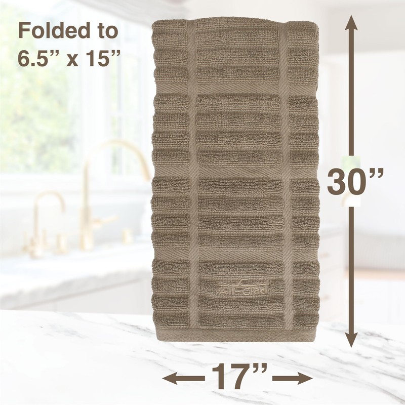 All-Clad Solid Kitchen Towel: Highly Absorbent, Super Soft Long Lasting