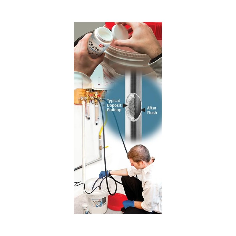 Rectorseal 68708 1.2-Pound Calci-Free Tankless Water Heater Flush
