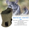 Rabbit Hay Feeder Bag Guinea Pig Hay Bag Hanging Feeder