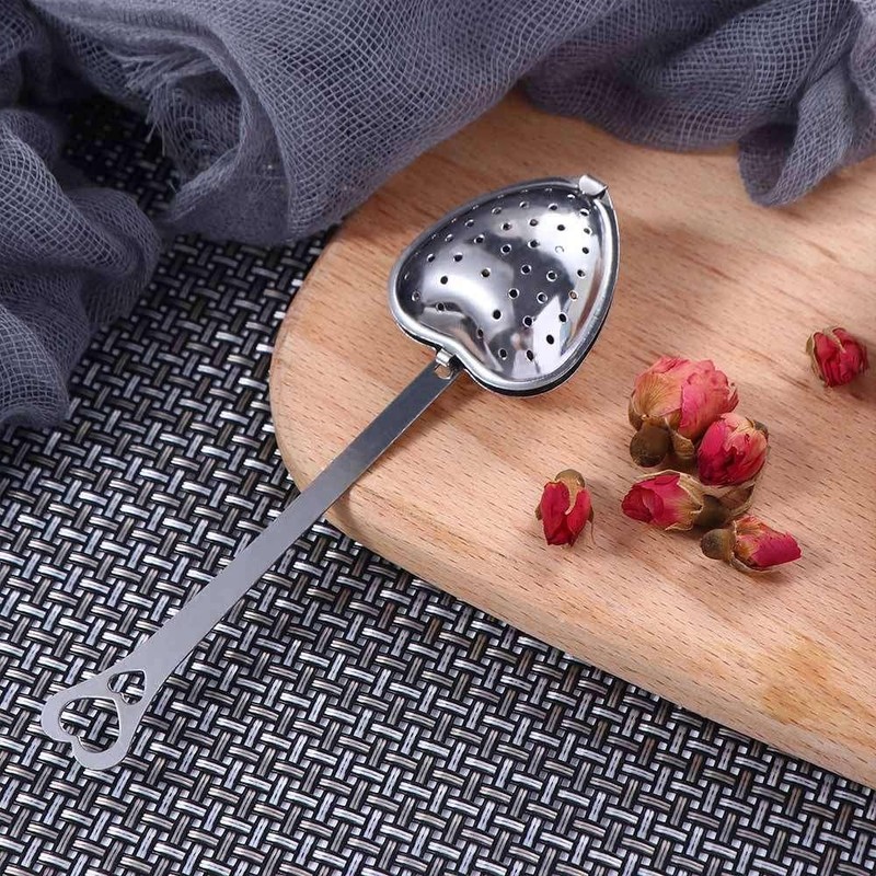 Tea Infuser for Loose Tea, Stainless Steel Heart Shaped Tea