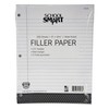 School Smart - 85285 3-Hole Punched Filler Paper w/ Red
