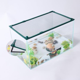 Magnetic Fish Tank Lid Fish Tank Cover for Preventing Fish from Jumping Out 39” x 19” (100x50CM) The Size can be Adjusted Smaller