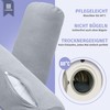 Luxoon Bolster Cover with Zip - Cover for Neck Pillow,