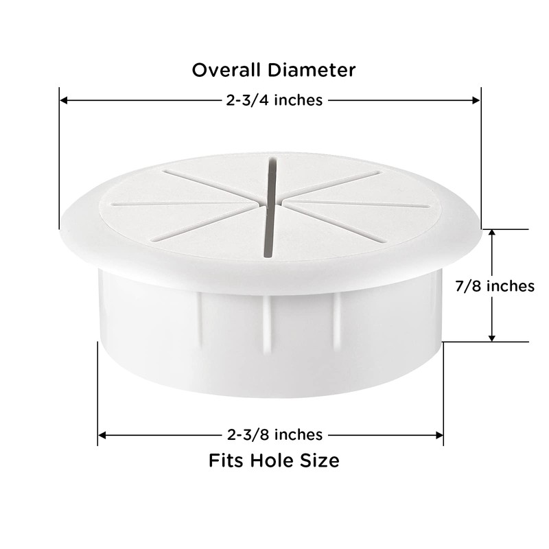 HYCC 2-3/8" - Cubierta para Agujero de Cable, Ojal de
