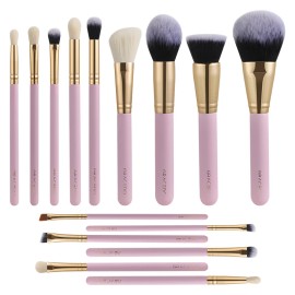 GRACEDO Popularity Explosion Models Nail Fluffy Makeup Brush Pink Gold Mocha Dust Pink Customised  Oval Pink Makeup BrushesColor: Pink, Size Type: regular size
